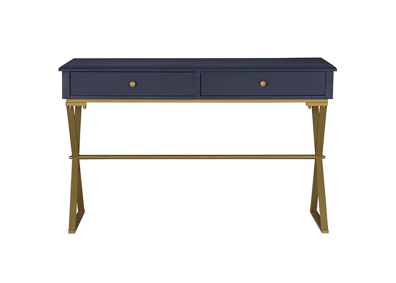 Parker Blue and Gold Campaign Desk