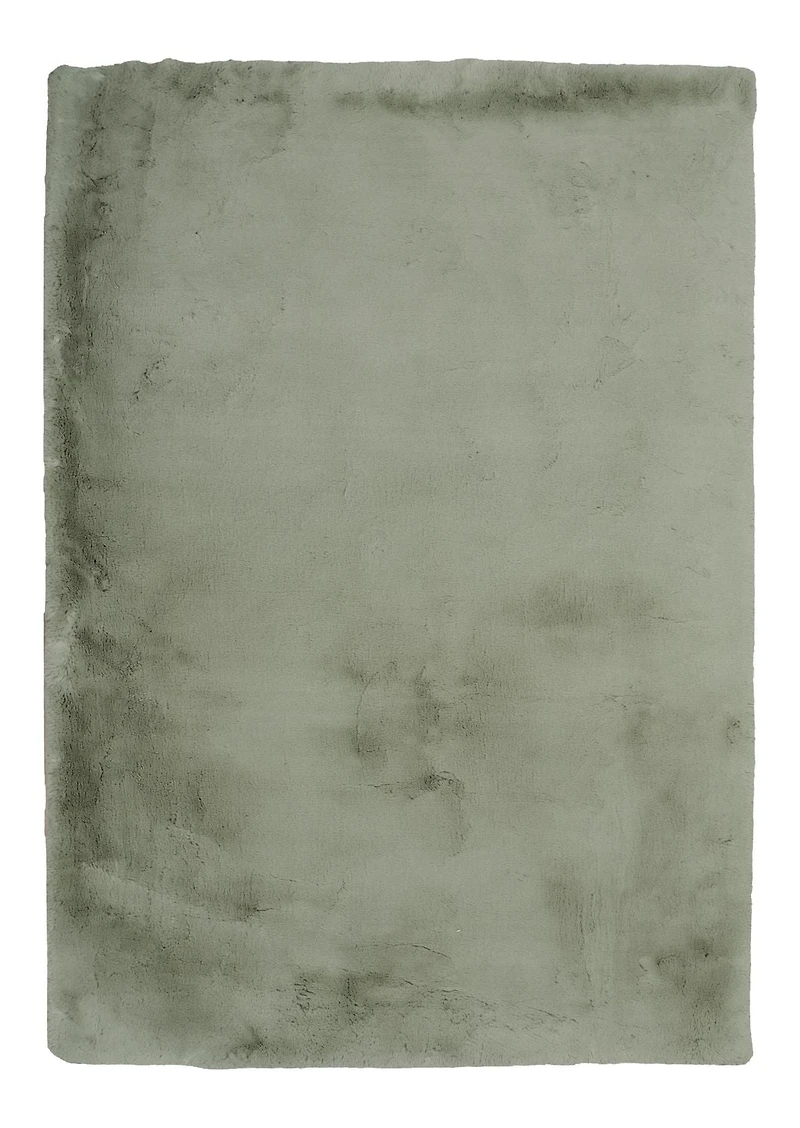 Maven Faux Rabbit Pale Green 3 ft. x 5 ft. Accent Rug