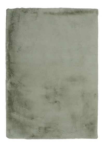 Maven Faux Rabbit Pale Green 3 ft. x 5 ft. Accent Rug