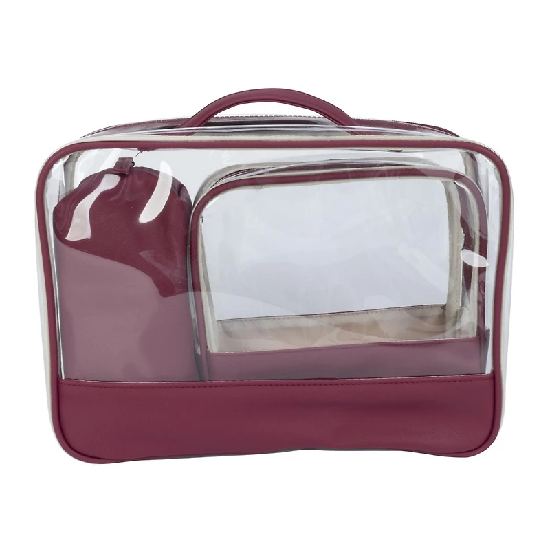 Equate Beauty cosmetic bag - 3-Piece Value Set