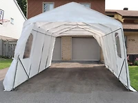 Car Shelter 11 ft. X 16 ft. in White