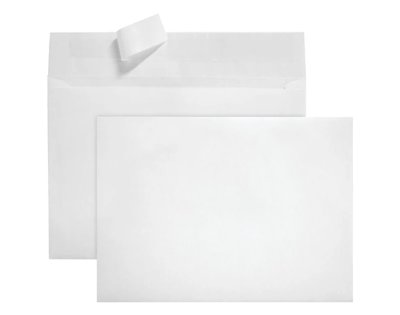 Quality Park White Invitation Envelopes with Peel and Stick Closure