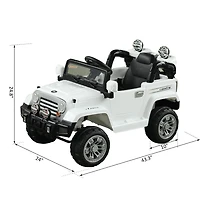 Aosom 12V Kids Electric Ride On Car with Remote Control