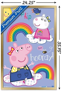 Peppa Pig - Hooray Wall Poster, 22.375" x 34"