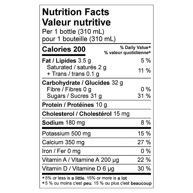 Milk2Go 1% M.F. Cinnamon Bun Limited Edition Partly Skimmed Milk, 310 mL