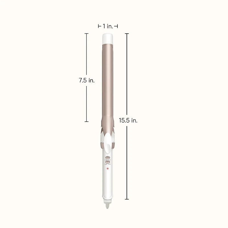 Fer à friser double céramique XL 1 po