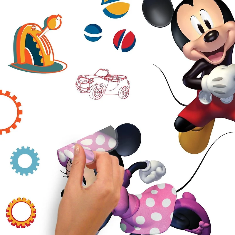 RoomMates Mickey and Friends Peel and Stick Growth Chart