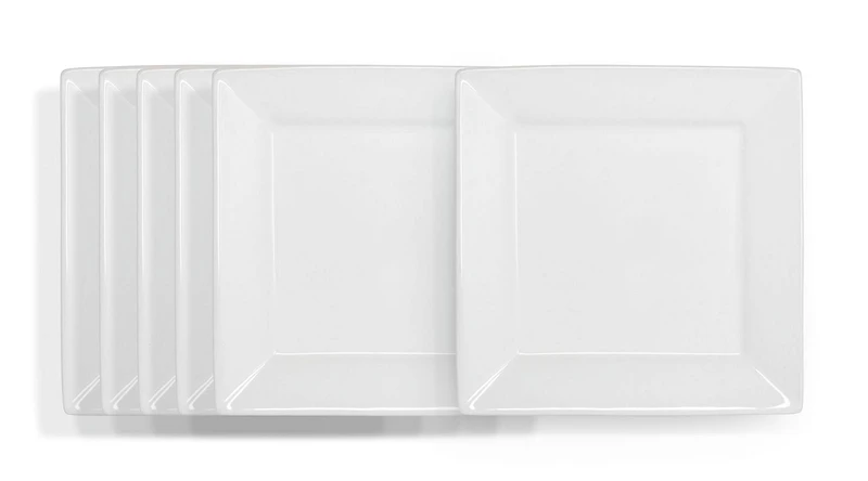 Hometrends Square Salad Plates - Set of 6