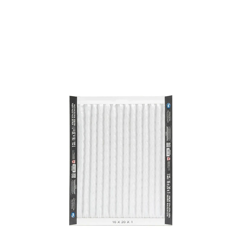 Filtre à air plissé 16 x 20 x 1 pouces Great Value MERV 6 16x20x1 Filtre à air
