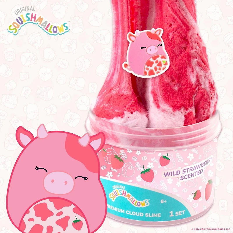 Squishmallows™ original Calynda la vache, substance gluante nuage de qualité supérieure