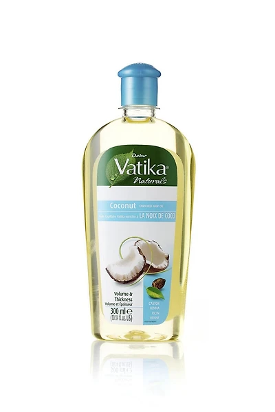 Huile de cheveux enrichie à la noix de coco Vatika de Dabur Volume et épaisseur