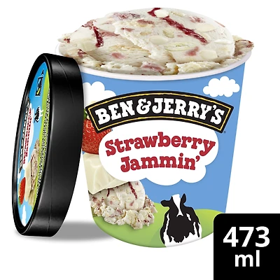 Ben & Jerry's Strawberry Jammin Crème Glacée 473 mL