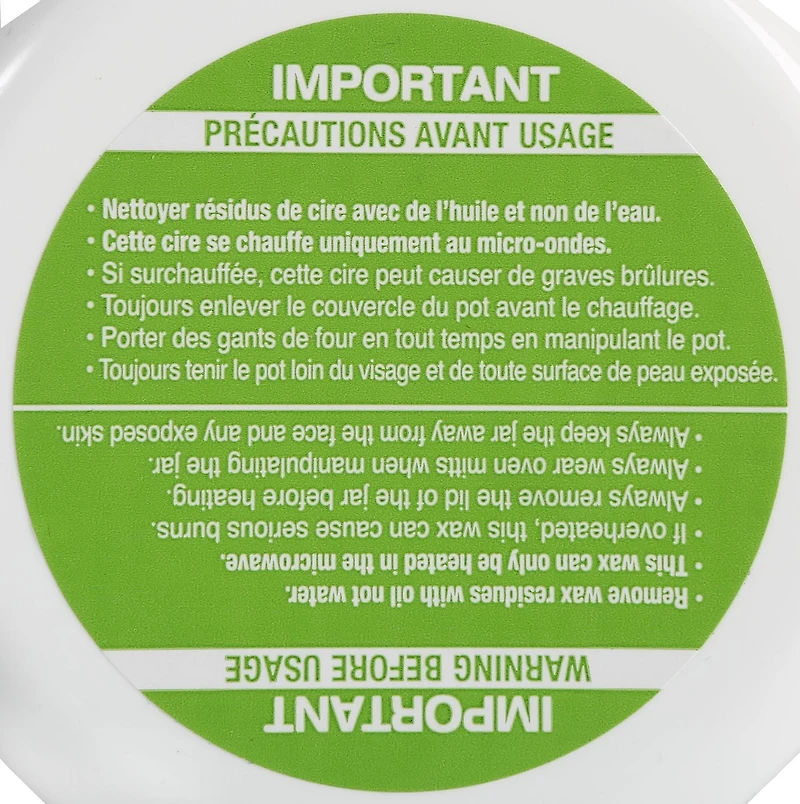 Epil-Vite / Hair-Away Lukewarm Wax Vitamin E and Azulen - 454 g, Lukewarm wax with azulen.
