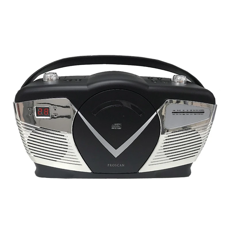 Retro Boombox Portable Proscan CD/Radio