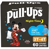 Sous-vêtements d’entraînement Night Time de Pull-Ups, Emballage Giga, Taille 2T-6T