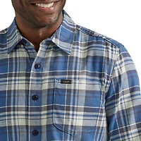Lee Men's Long Sleeve Plaid Shirt