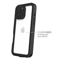 Coque étanche Body Glove Tidal pour iPhone 16 Pro Max - Noir/Transparent