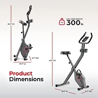 Sunny Health & Fitness Vélo Magnétique Pliable X-Bike Pro - SF-B223011