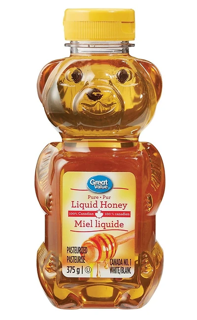 Miel Liquide Pur de Great Value 100% Canadien