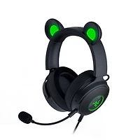 Razer Kraken Kitty Edition V2 Pro - Casque filaire RGB avec oreilles interchangeables pour PC