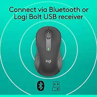 Logitech Signature M650 Souris Sans Fil - Pour Mains de Petites & Moyennes Tailles - Graphite