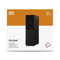 WD 6TB My Book Desktop USB 3.0 External Hard Drive