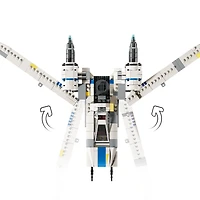LEGO Star Wars Rebel U-Wing Starfighter Building Set - Includes Cassian Andor, Dedra Meero and K-2SO - Model Action Toy for Andor Fans - Birthday Gift Idea for Boys, Girls, Kids, Ages 8+ - 75399, LEGO Rebel U-Wing Starf 75399