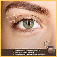 Burt’s Bees 100% Natural Eye Shadow Palette with 3 Shades