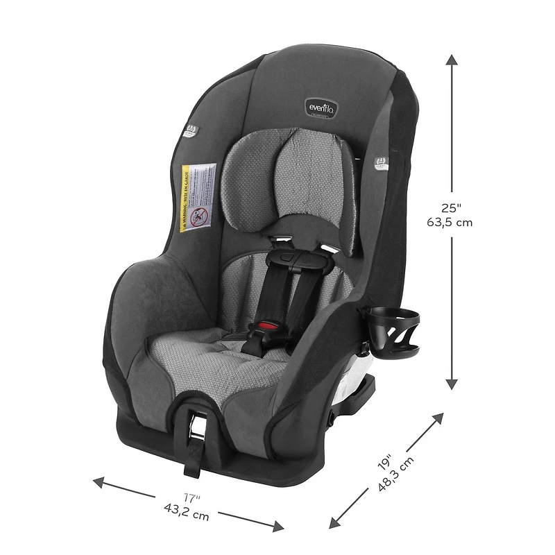 Siège d’auto convertible Tribute LX d'Evenflo (0-4 ans) 0-4 ans 5-40 lb