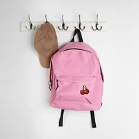 Écusson brodé thermocollant Cerises LA VOGUE, 1 pièce — ~11,43 × 8,89 cm (4,5 × 3,5 po)