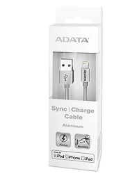 ADATA Le câble Lightning Sync & Charge argent