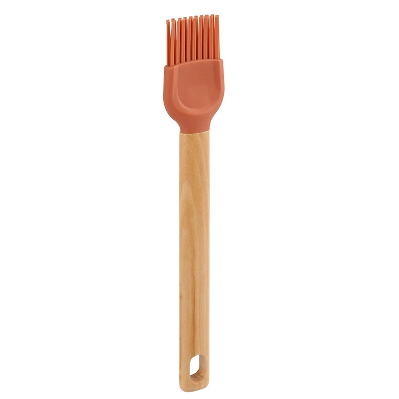 Way-to-Celebrate Silicone Kitchen Basting Brush, Orange, WAY-TO-CEL PL SILICONE BRUSH