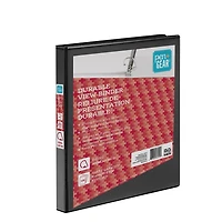 Pen + Gear Heavy-Duty View Binder, 1", push-open rings