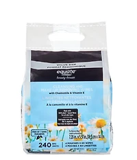 Equate Beauty Cleansing and Make-up Removing Wipes 240CT, 4 pouches x 60 wipes