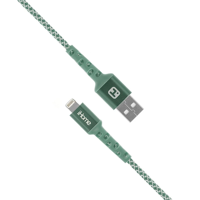 iHome 6 FT Durastrain Lightning Cable, 6FT Lightning Cable