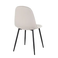 Chaise de salle à manger Pebble de LumiSource, Ensemble de 2