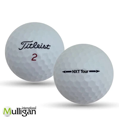 Mulligan - 96 balles de golf récupérées Titleist NXT Tour 4A , Blanc