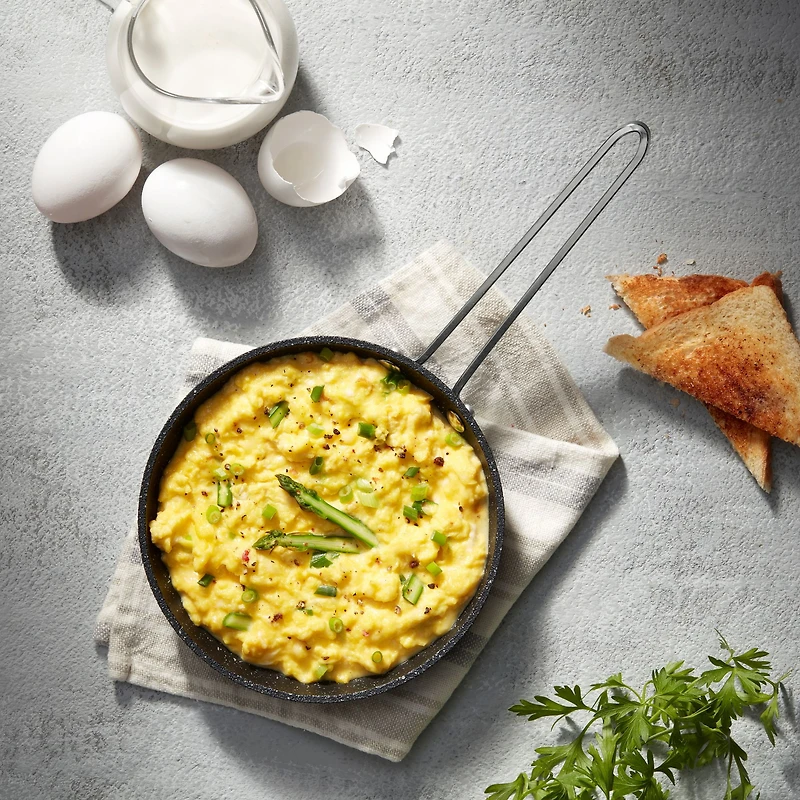 Starfrit The Rock 6" (16cm) Fry Pan - Non-stick Rock.Tec surface - Stainless steel handle - Dishwasher safe, 6" Fry Pan