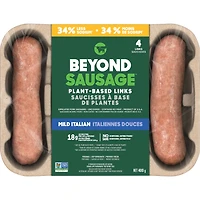 Beyond Meat Saucisse Italienne Douce à Base de Plantes, 400g 400g