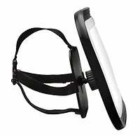 GoldBug Glow Rear-Facing Baby Car Seat Mirror, Adjustable LEDs & Remote Control, Black, Goldbug Glow Mirror