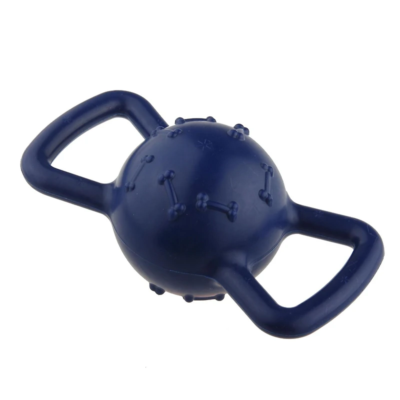 Jouet d'haltères pour chien avec grincement