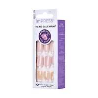 KISS ImPRESS Press-On - 30 faux ongles, courts Ongles à coller.