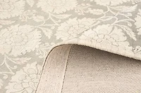 ECARPETGALLERY Tapis Fait à la Main pour Salon, Salle à Manger et Chambre à Coucher Floral Collection Collage 4'7" x 6'5" en Gris
