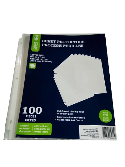 Protège feuilles Pen+Gear
