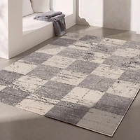 Rug Branch Nova Collection Moderne À Carreaux Tapis de Zone
