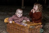 Lullaby Planet Pacifiers 2 Pack | Adorable Round Latex Design | Functional Fashionable & Comfortable Design | Rose Quartz & Beach Sand | 0-6 Months, Functional Fashionable & Comfortable Design