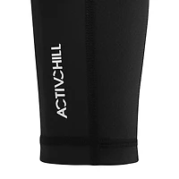 Reebok Delta ACTIVCHILL Compression Leg Sleeves, Black, Set of 2, ACTIVCHILL Tech keeps you cool and dry