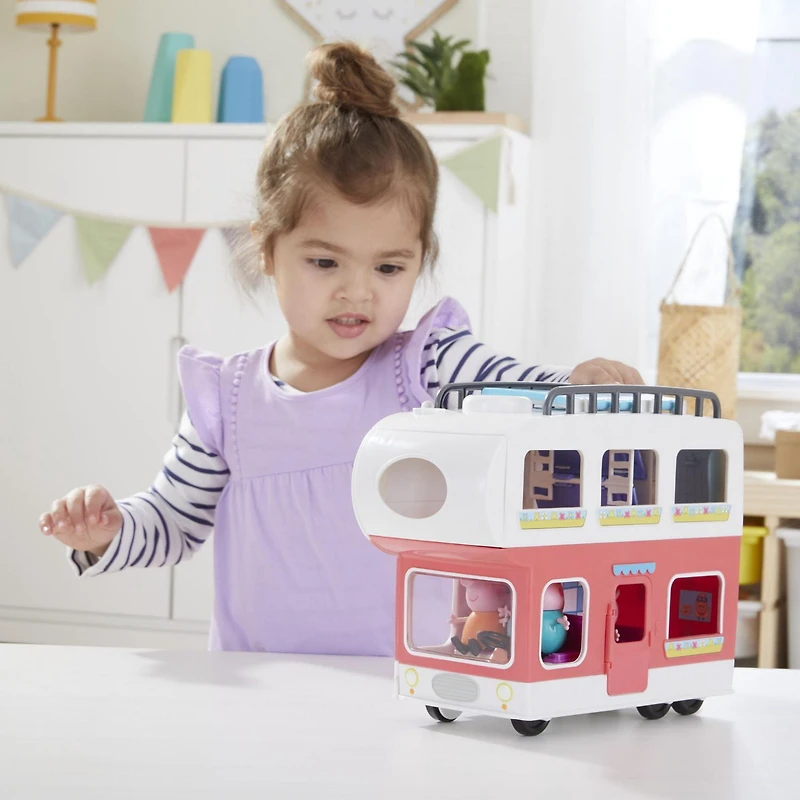 Peppa Pig, Camping-car familial, jouets préscolaires, à partir de 3 ans avec des effets sonores