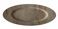 Assiettes de présentation faux bois de 33cm