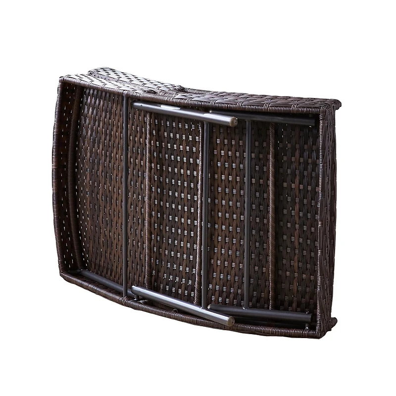Chaise longue pliante en osier Belmont de hometrends
